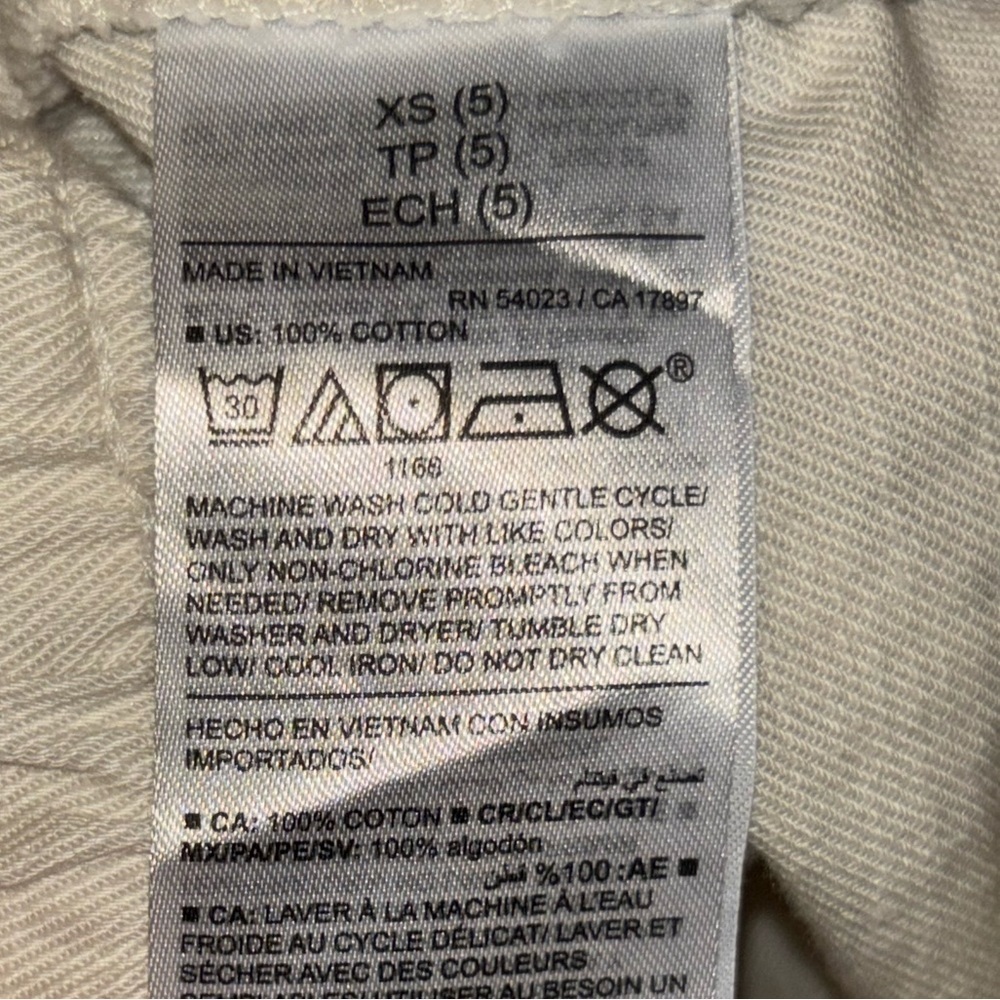 Old Navy Kids Khaki Cotton Girl Pants - Picture 4 of 6